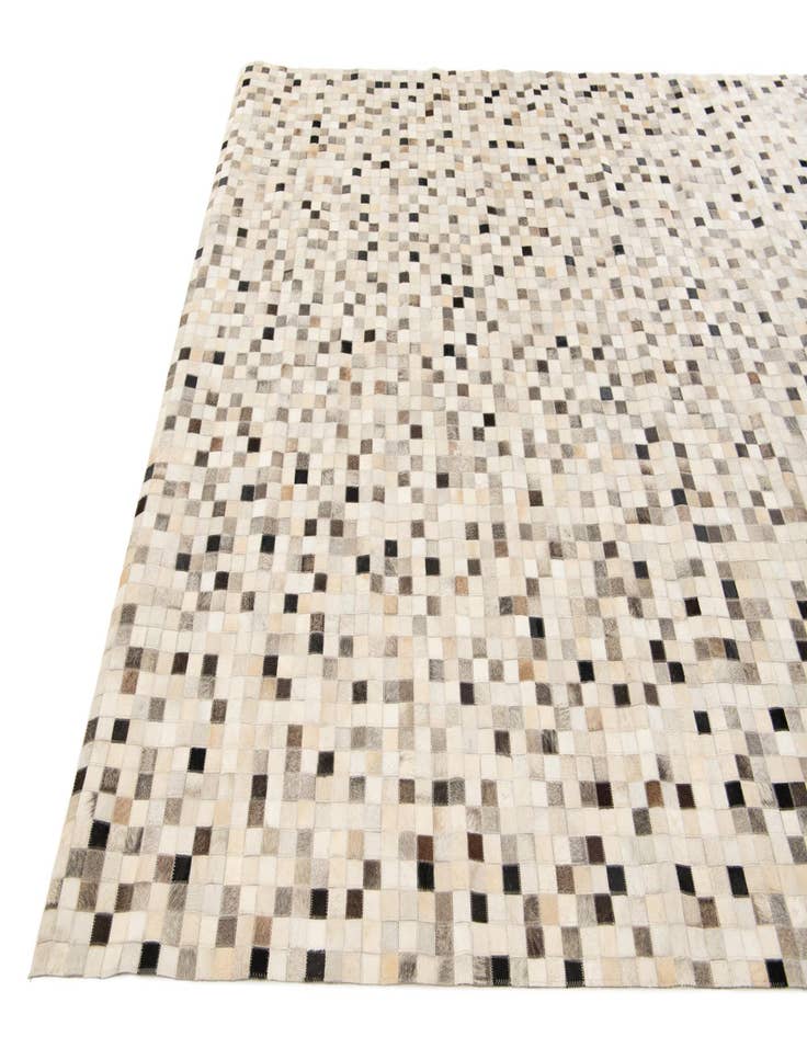 Detail image of 8' x 9' 9 Cowhide Stocks Rug