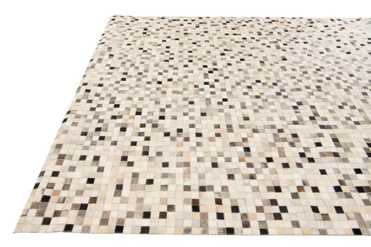 Detail image of 8' x 9' 9 Cowhide Stocks Rug