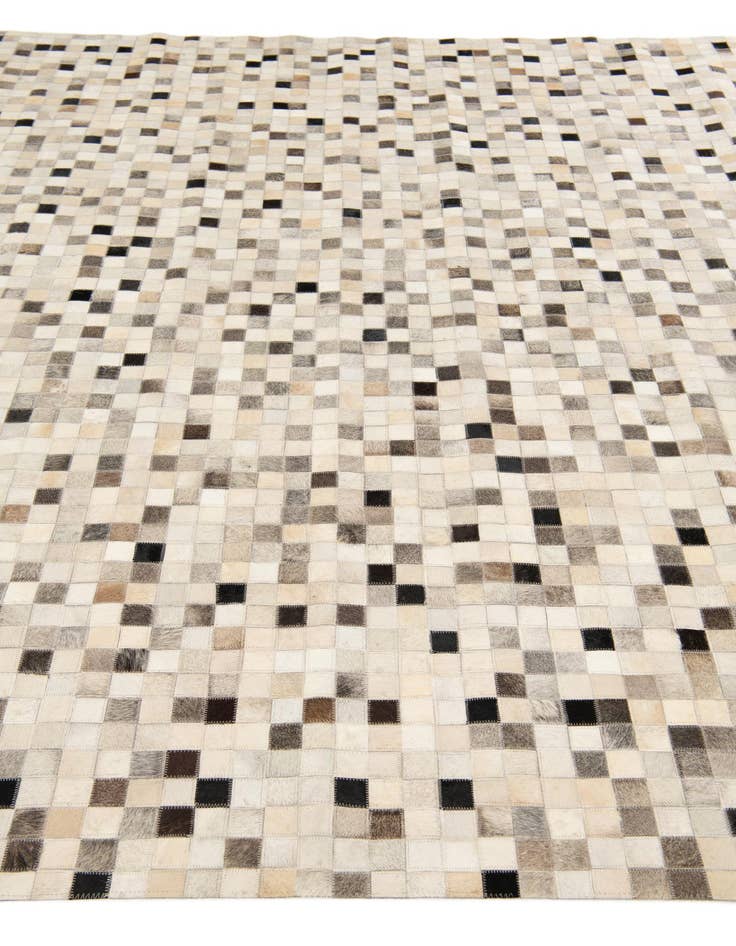 Detail image of 8' x 9' 9 Cowhide Stocks Rug