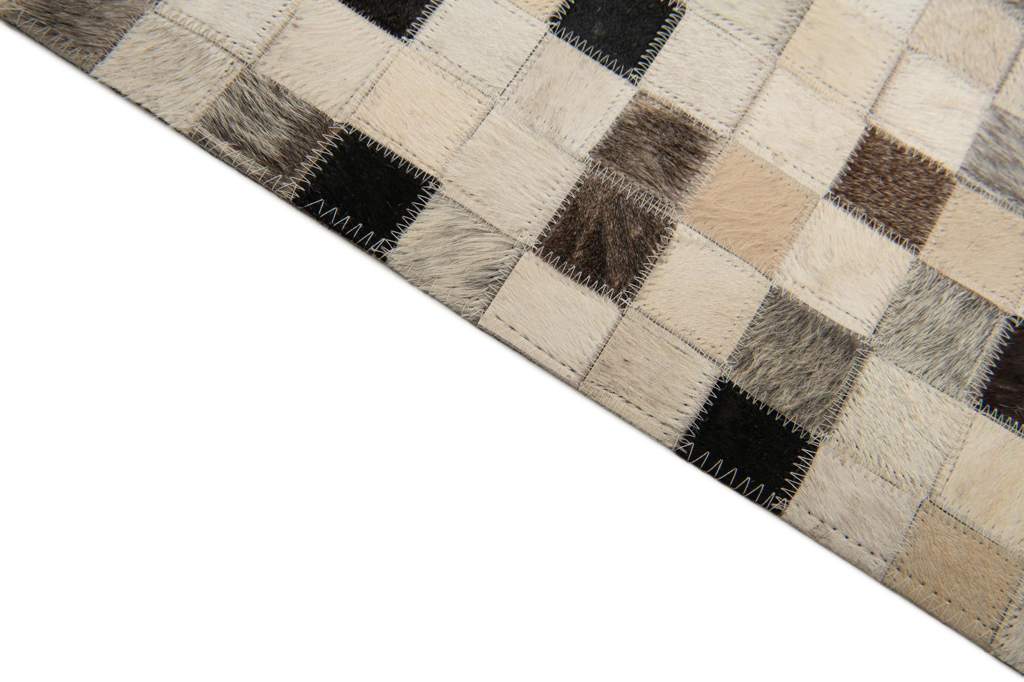 8' x 9' 9 Cowhide Stocks Rug