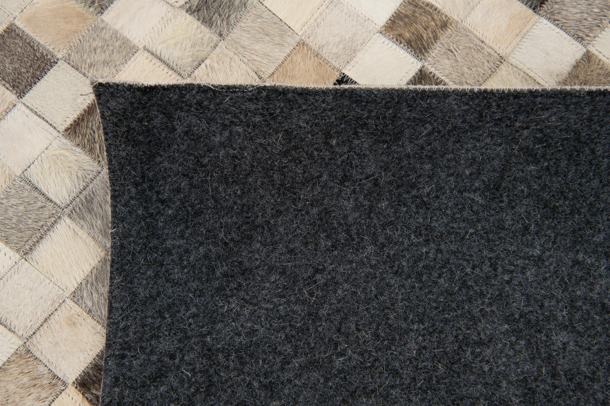 8' x 9' 9 Cowhide Stocks Rug