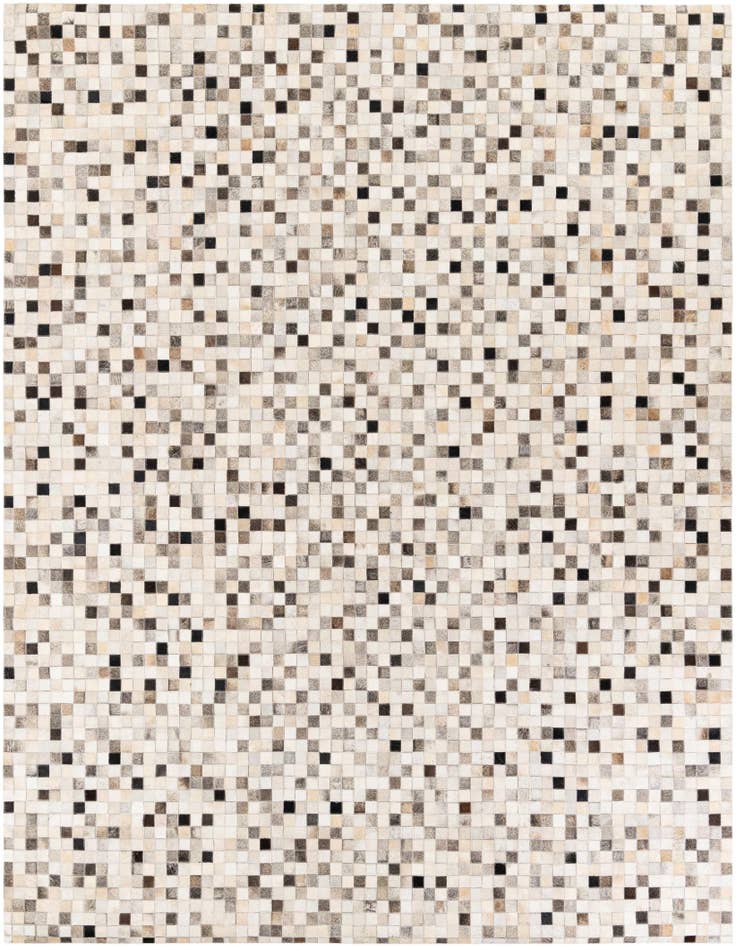 Detail image of 8' x 9' 9 Cowhide Stocks Rug
