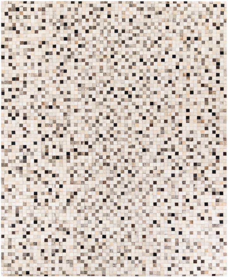 Detail image of 8' x 9' 9 Cowhide Stocks Rug