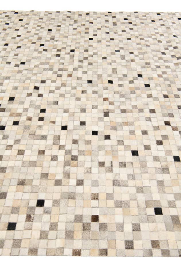 Detail image of 8' x 9' 11 Cowhide Stocks Rug