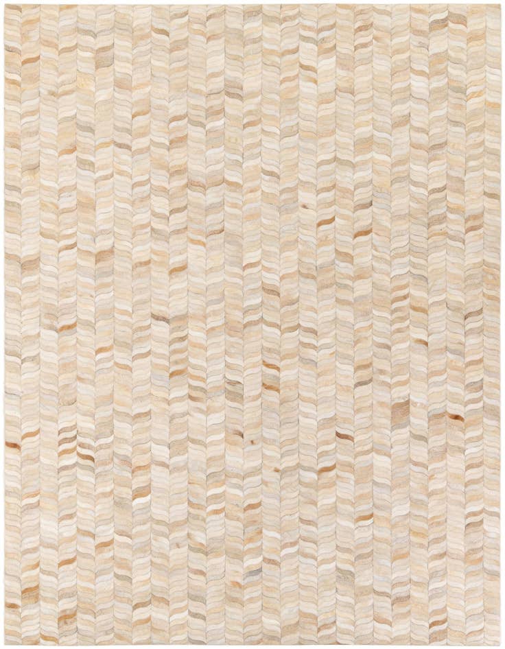 Detail image of 6' 8 x 9' 8 Cowhide Stocks Rug