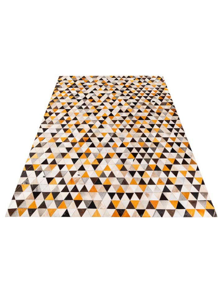 7' 11 x 10' 1 Cowhide Stocks Rug