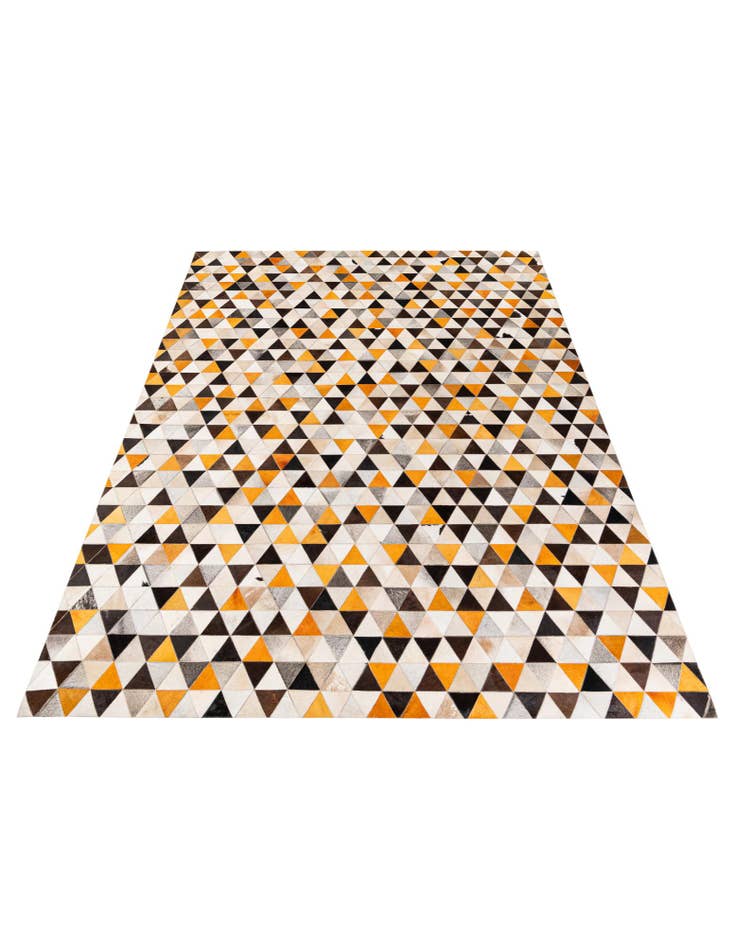 Detail image of 7' 11 x 10' 1 Cowhide Stocks Rug