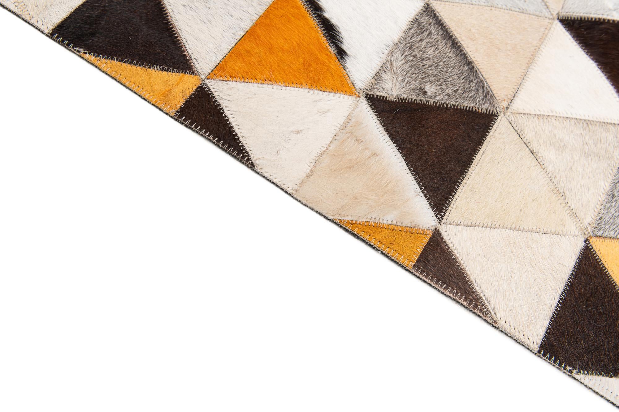 7' 11 x 10' 1 Cowhide Stocks Rug