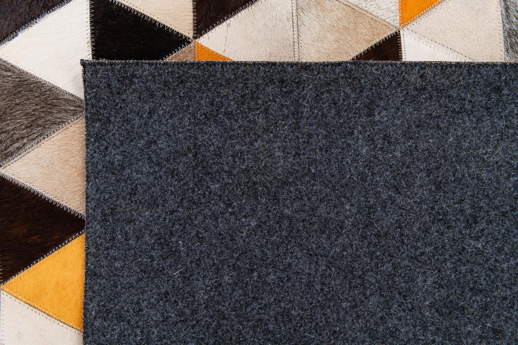 7' 11 x 10' 1 Cowhide Stocks Rug