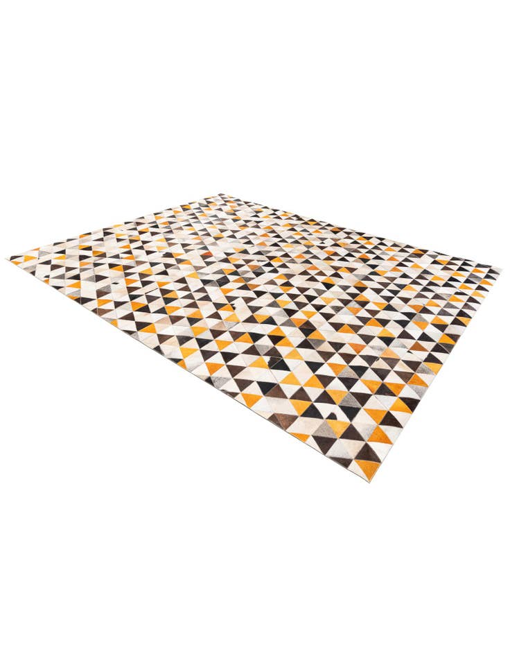 Detail image of 7' 11 x 10' Cowhide Stocks Rug