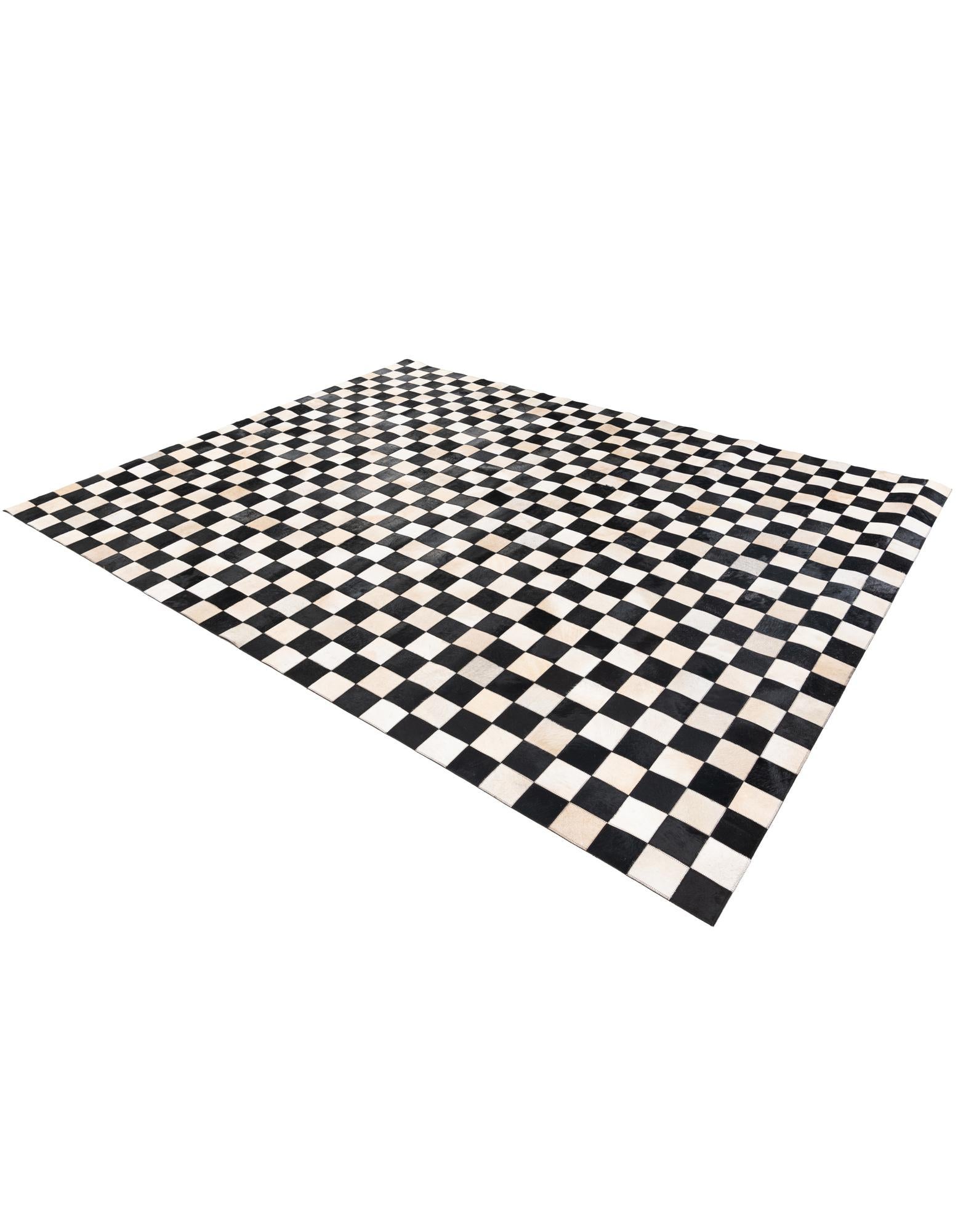 7' 11 x 9' 10 Cowhide Stocks Rug