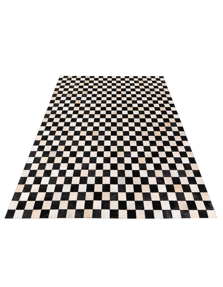 Detail image of 7' 11 x 9' 10 Cowhide Stocks Rug