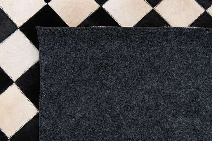 7' 11 x 9' 10 Cowhide Stocks Rug