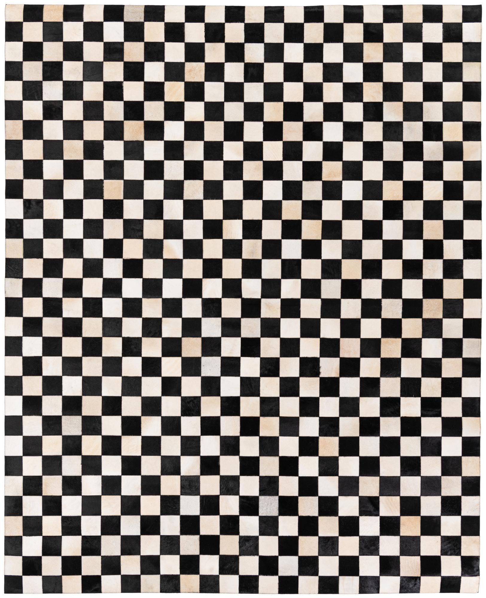 7' 11 x 9' 10 Cowhide Stocks Rug