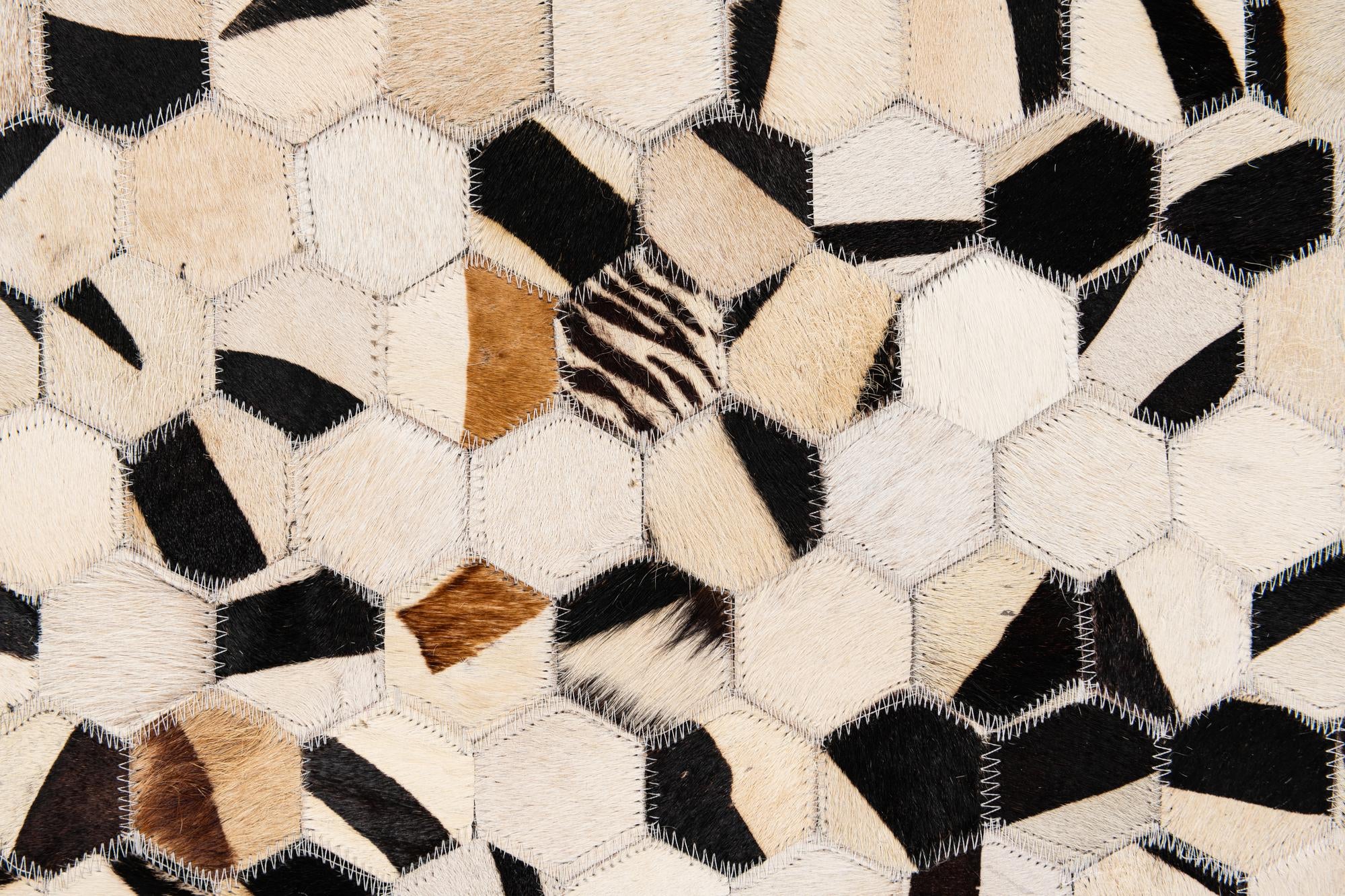8' x 9' 9 Cowhide Stocks Rug