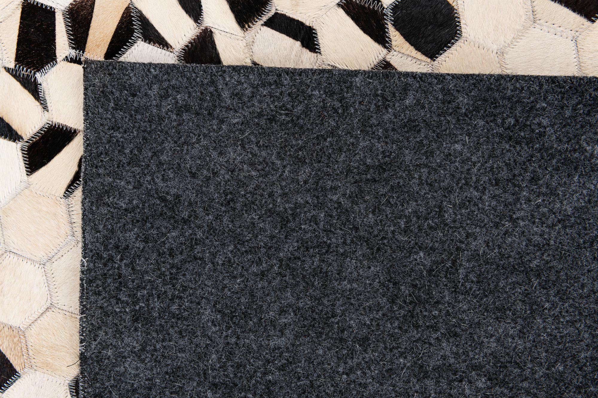 8' x 9' 9 Cowhide Stocks Rug