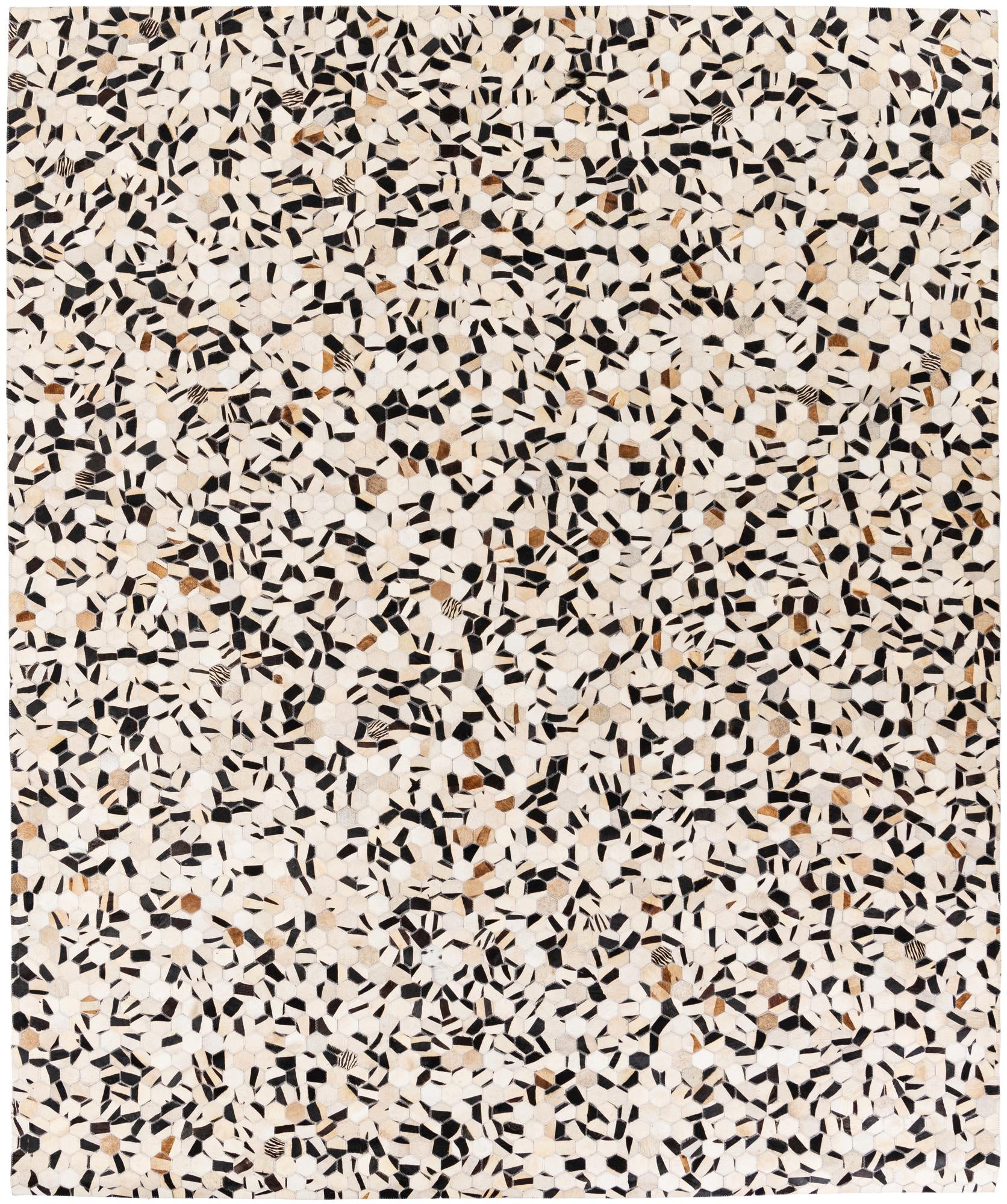 8' x 9' 9 Cowhide Stocks Rug