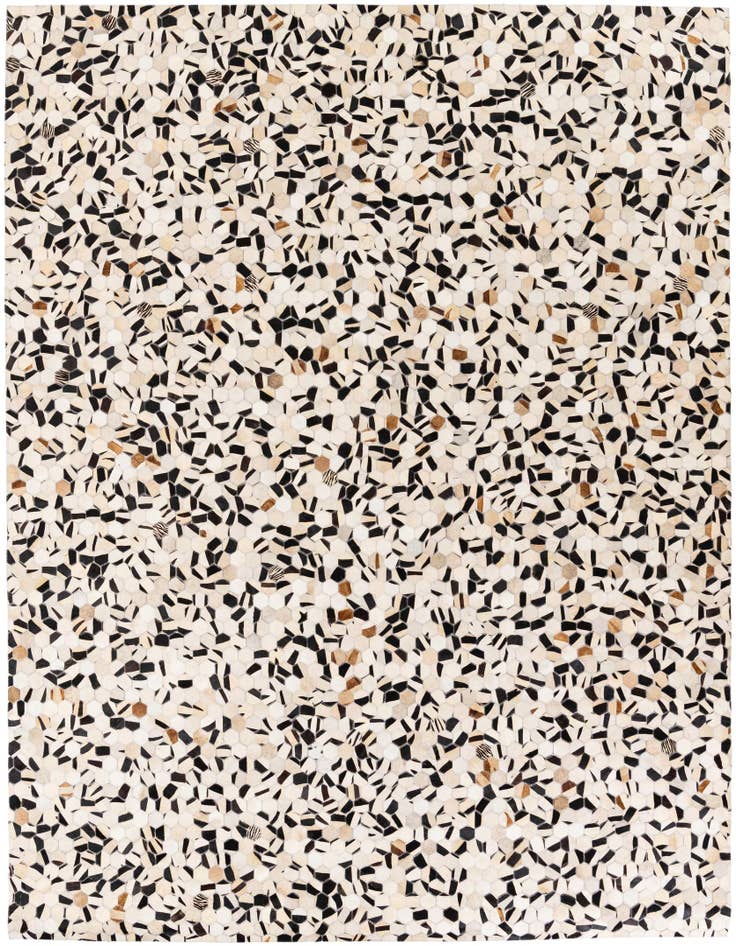 Detail image of 8' x 9' 9 Cowhide Stocks Rug