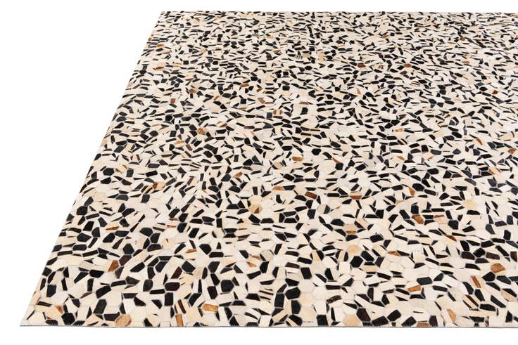 Detail image of 7' 11 x 9' 11 Cowhide Stocks Rug