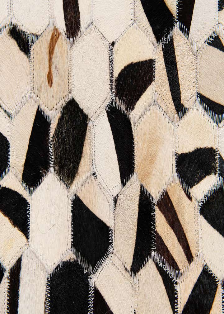 7' 11 x 9' 11 Cowhide Stocks Rug
