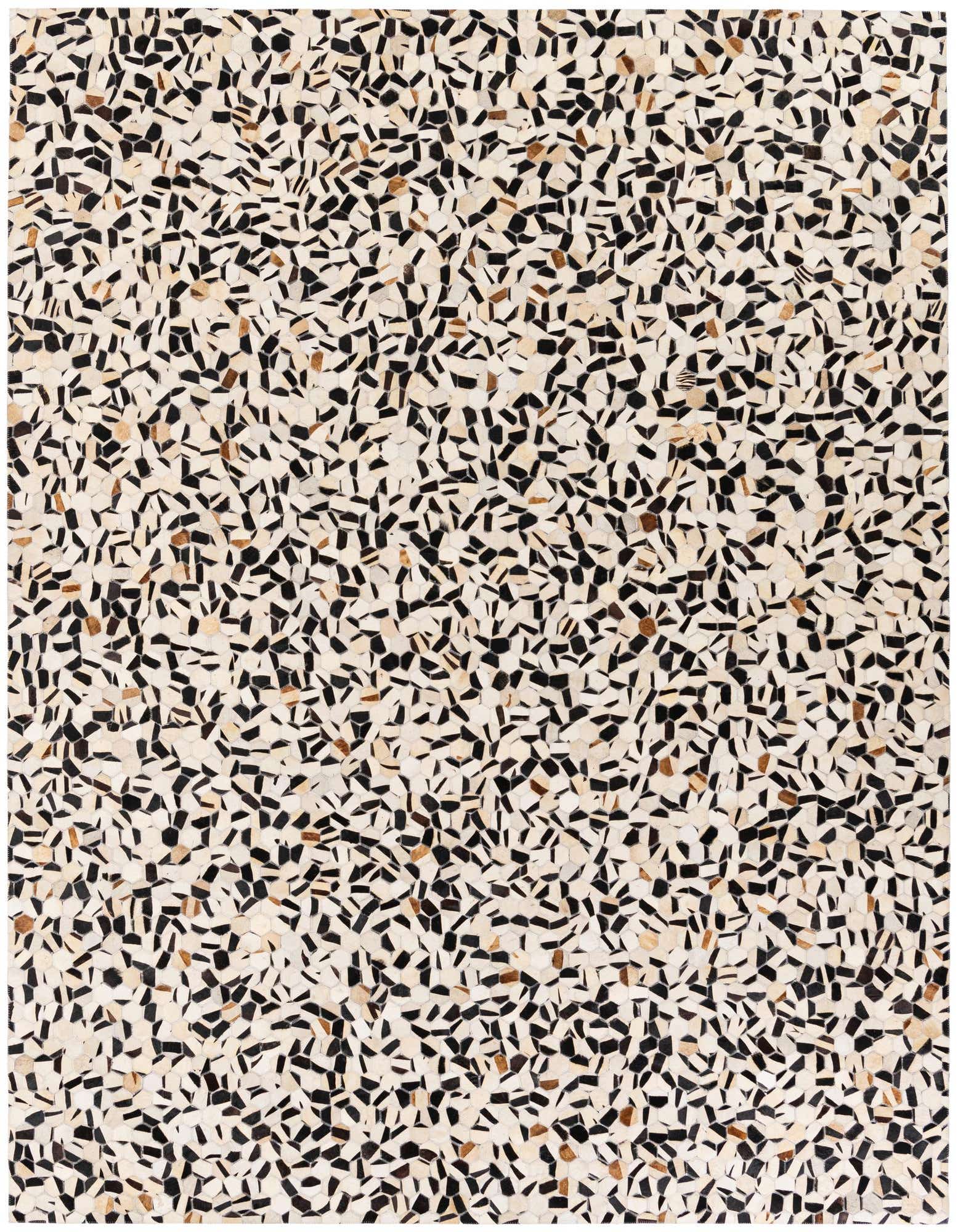 7' 11 x 9' 11 Cowhide Stocks Rug