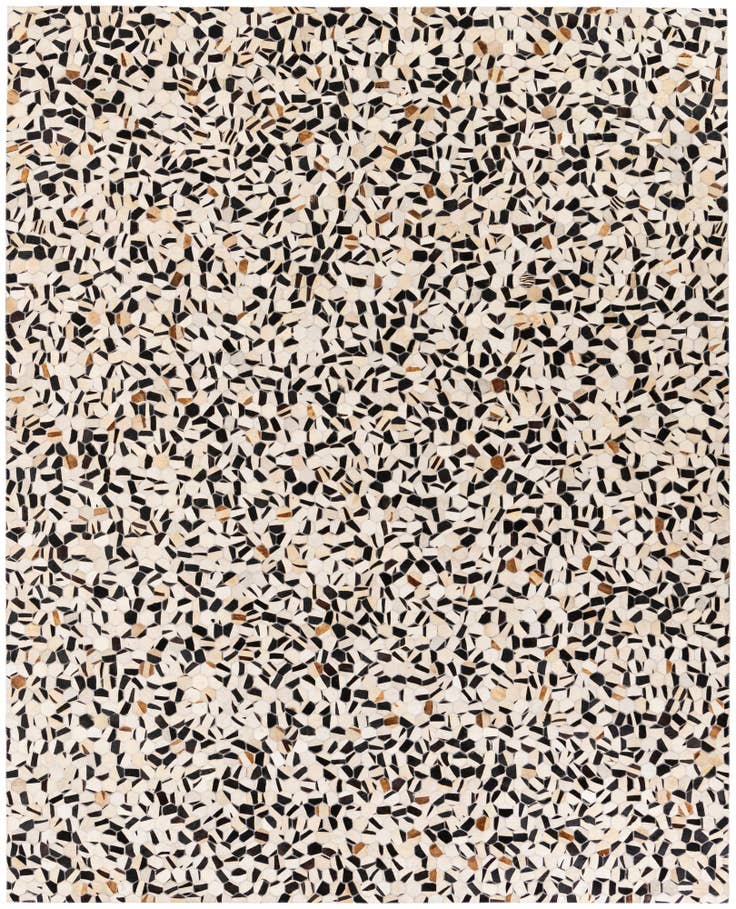 Detail image of 7' 11 x 9' 11 Cowhide Stocks Rug