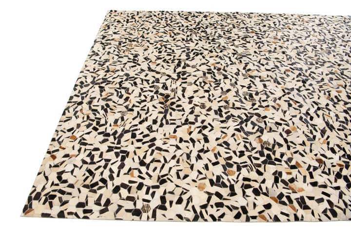 7' 11 x 9' 11 Cowhide Stocks Rug