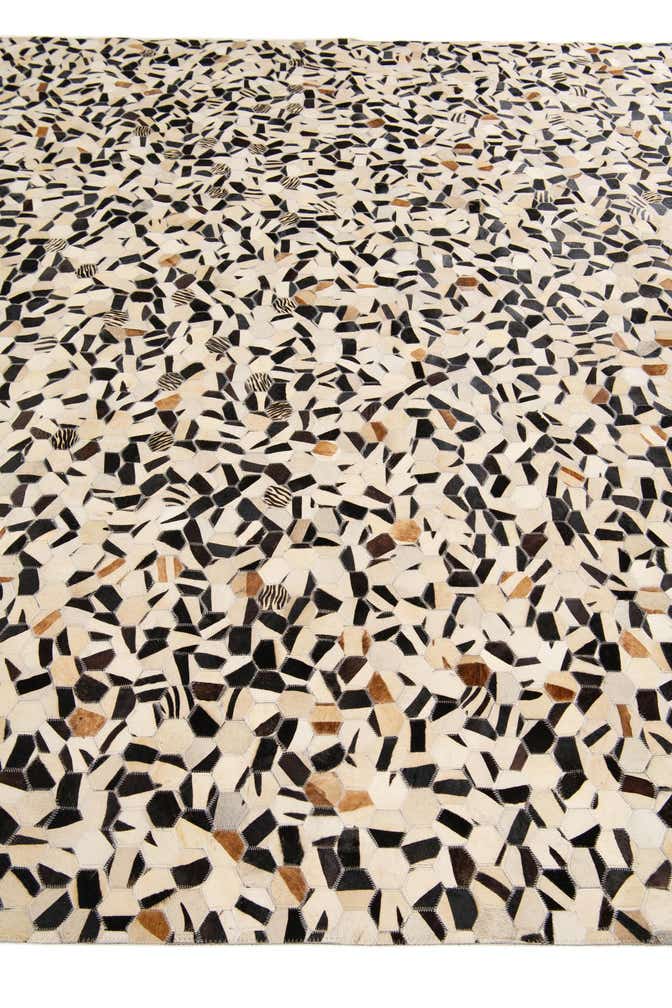 7' 11 x 9' 11 Cowhide Stocks Rug