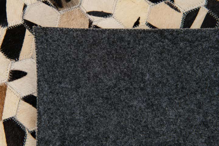 7' 11 x 9' 11 Cowhide Stocks Rug