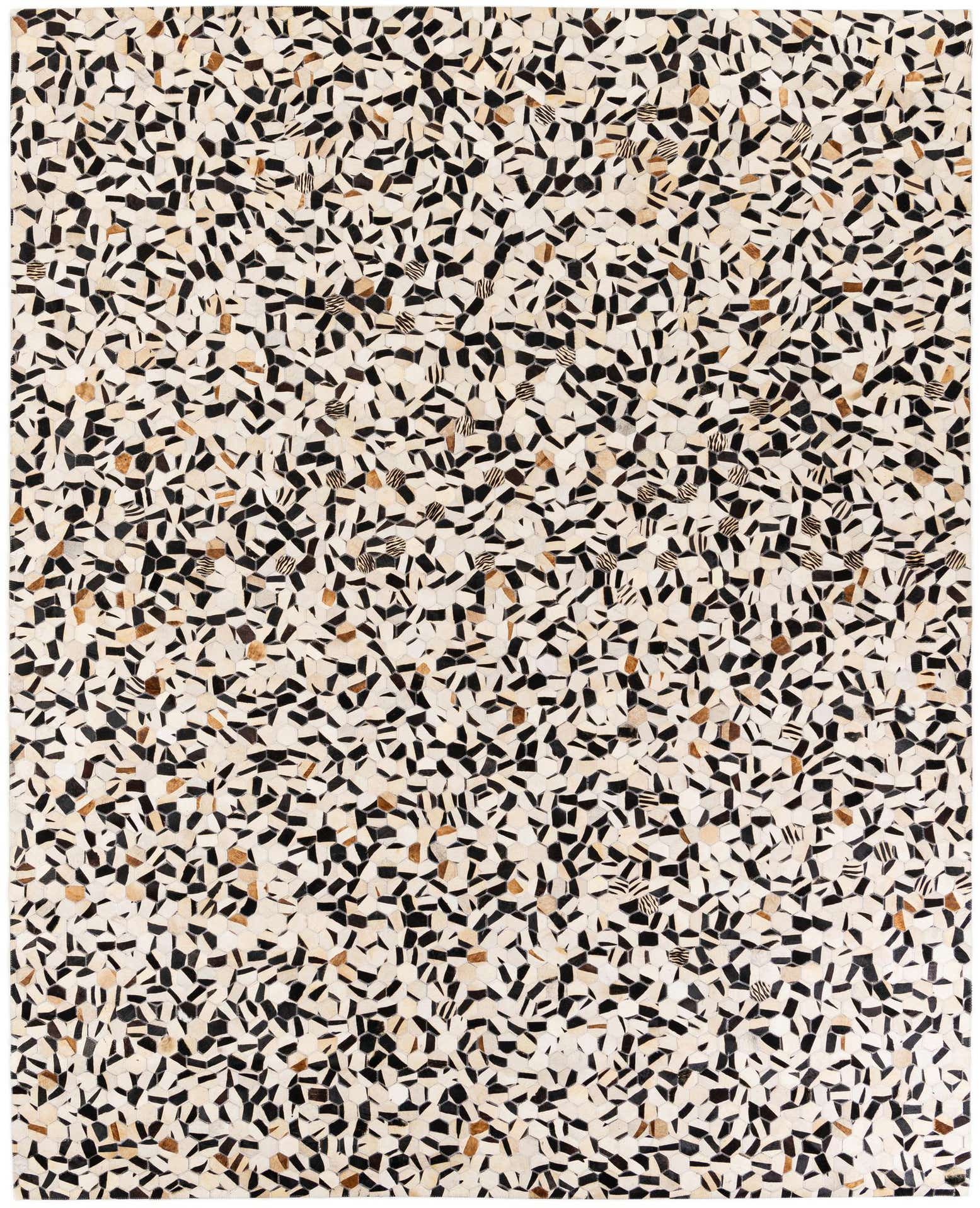7' 11 x 9' 11 Cowhide Stocks Rug