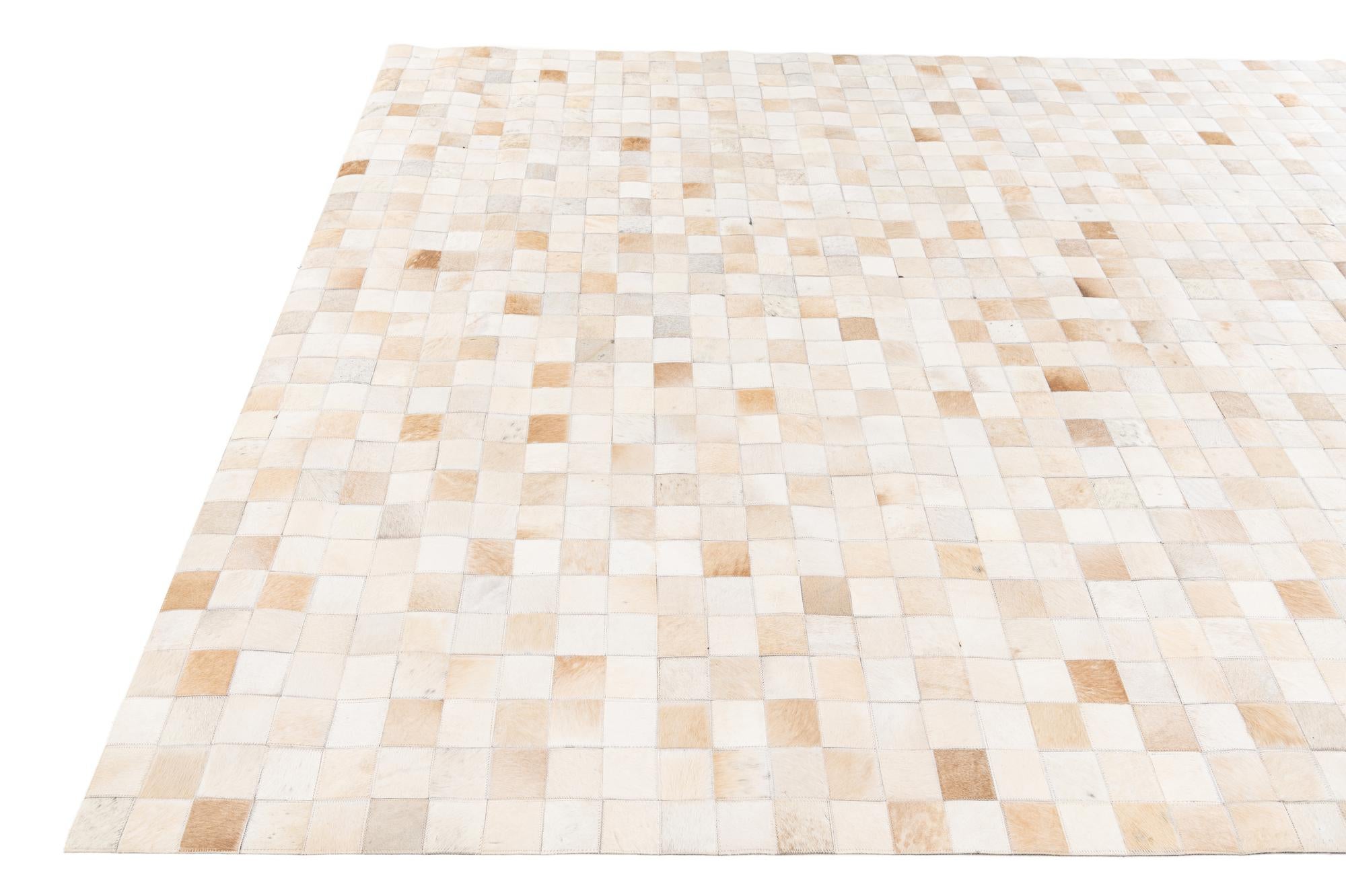 8' x 9' 11 Cowhide Stocks Rug