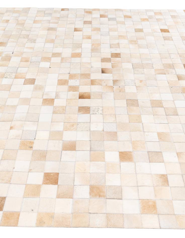 Detail image of 8' x 9' 11 Cowhide Stocks Rug