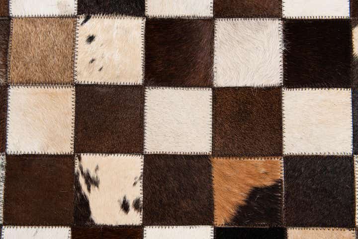 8' x 9' 10 Cowhide Stocks Rug