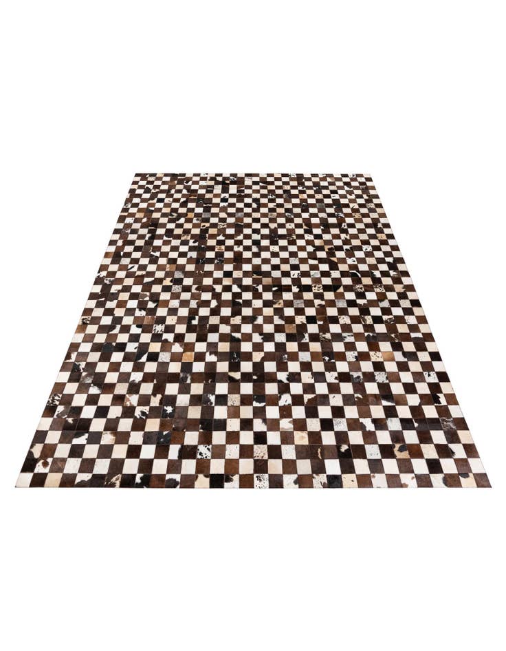 Detail image of 7' 11 x 9' 10 Cowhide Stocks Rug
