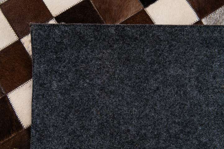 7' 11 x 9' 10 Cowhide Stocks Rug