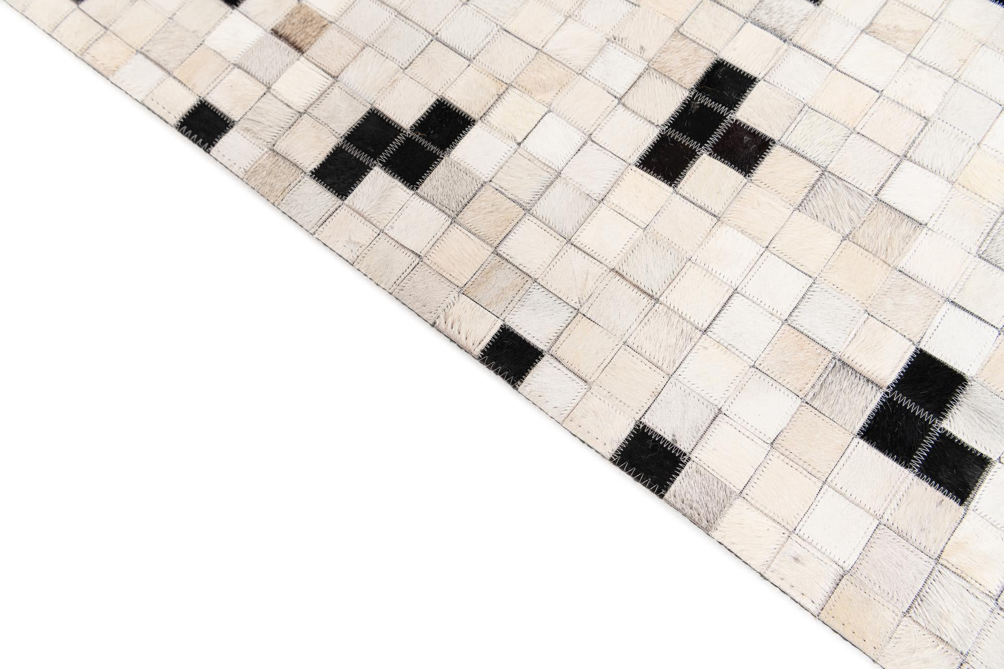 8' x 9' 11 Cowhide Stocks Rug