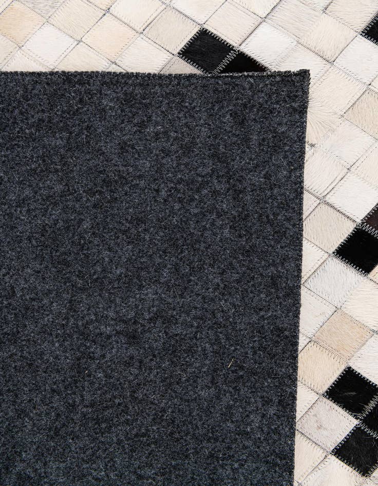 Detail image of 8' x 9' 11 Cowhide Stocks Rug