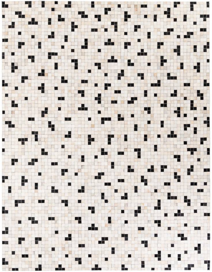 Detail image of 8' x 9' 11 Cowhide Stocks Rug