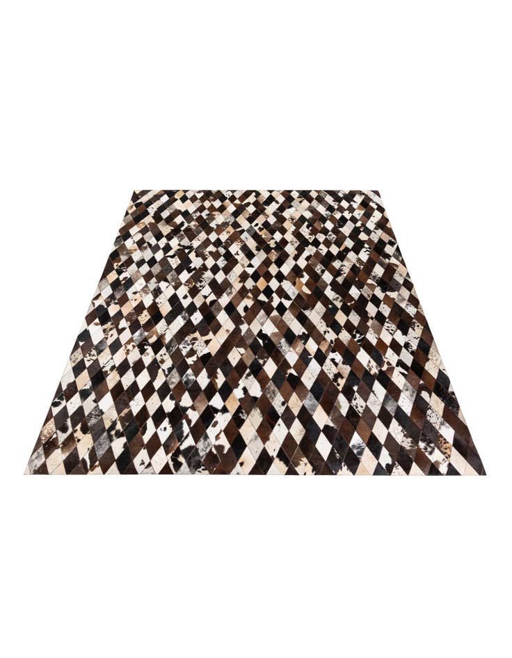 Detail image of 8' 1 x 10' 2 Cowhide Stocks Rug