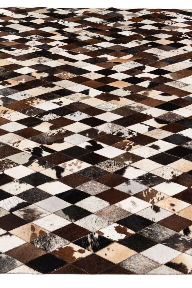 8' 1 x 10' 2 Cowhide Stocks Rug