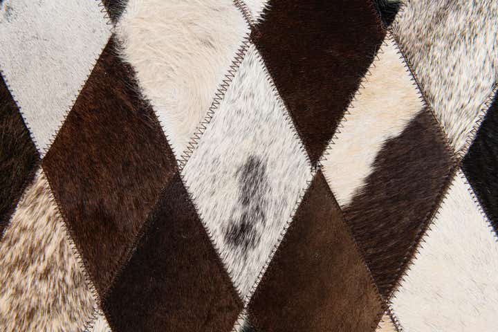 8' 1 x 10' 2 Cowhide Stocks Rug
