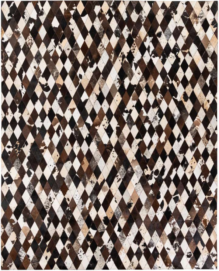 8' 1 x 10' 1 Cowhide Stocks Rug