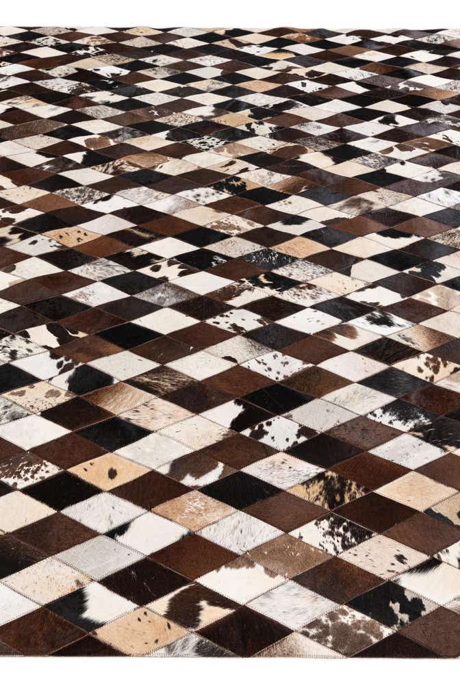 8' 2 x 10' 2 Cowhide Stocks Rug