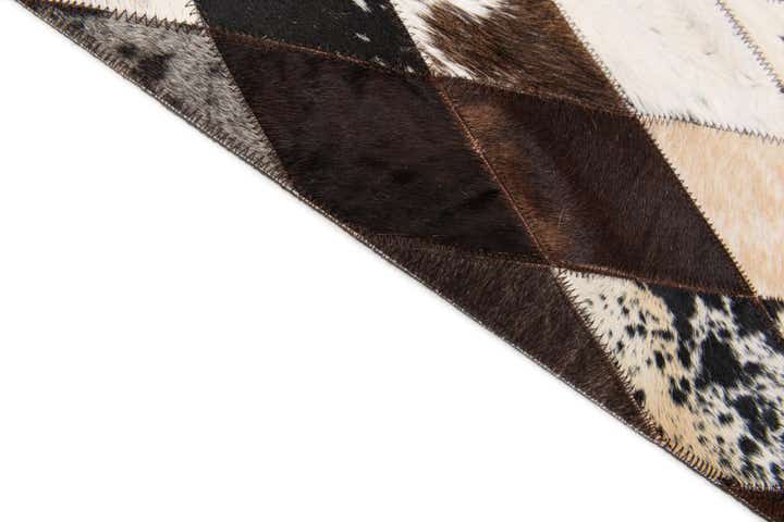8' 2 x 10' 2 Cowhide Stocks Rug