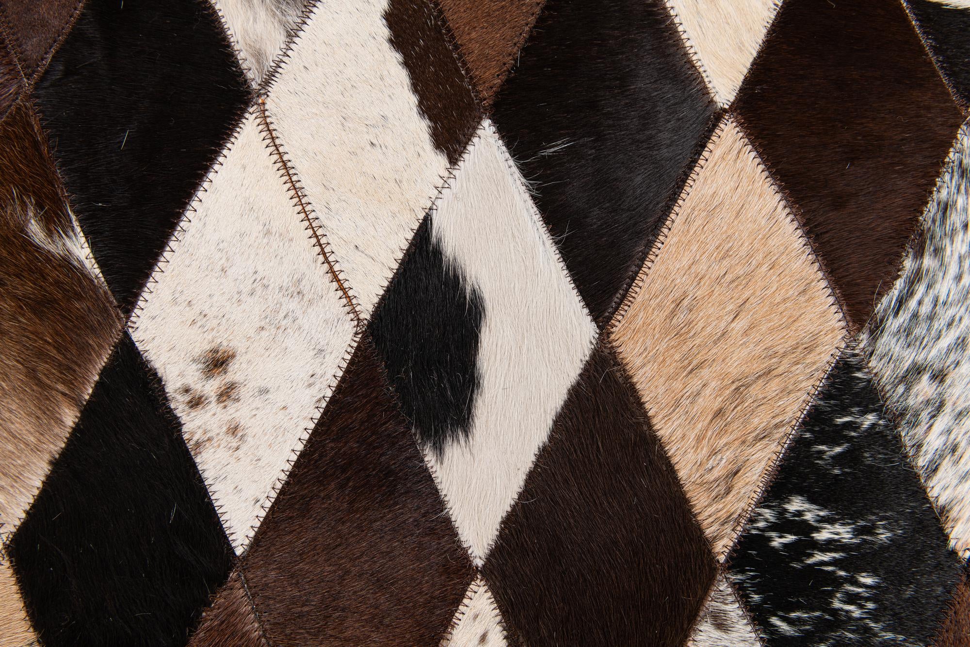 8' 2 x 10' 2 Cowhide Stocks Rug
