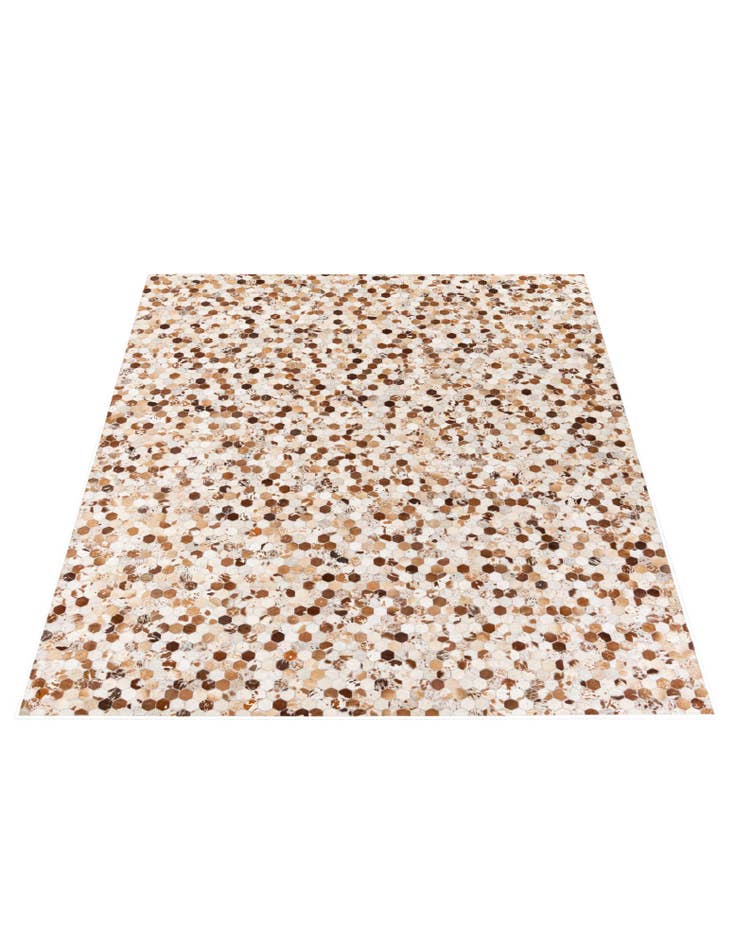 Detail image of 8' 1 x 9' 10 Cowhide Stocks Rug