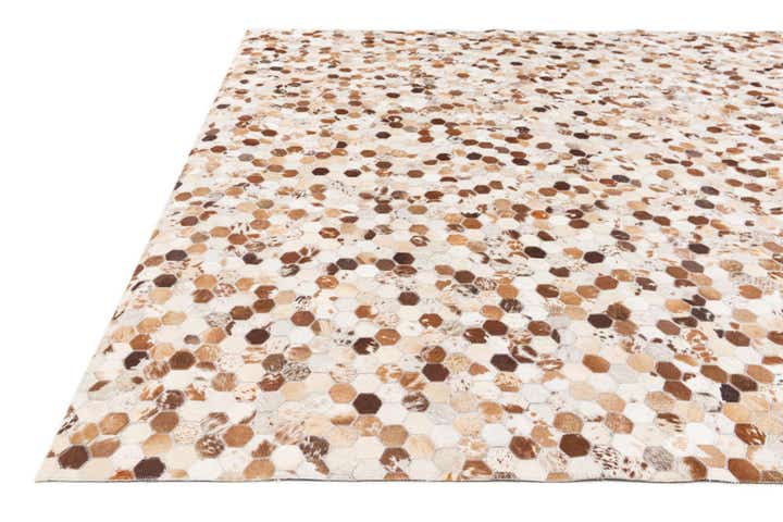8' 1 x 9' 10 Cowhide Stocks Rug