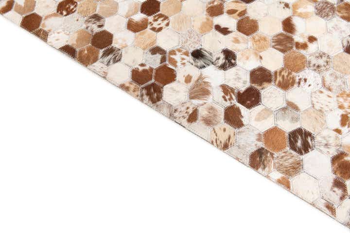 8' 1 x 9' 10 Cowhide Stocks Rug
