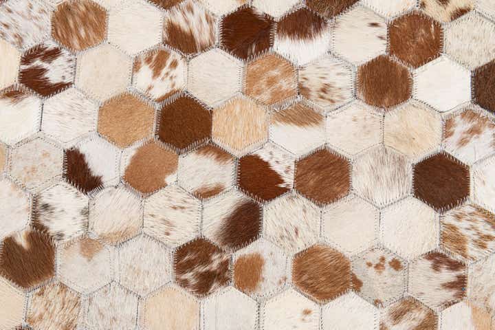 8' 1 x 9' 10 Cowhide Stocks Rug