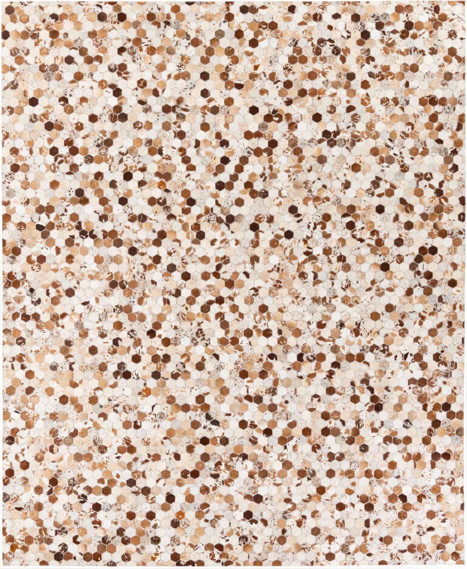 8' 1 x 9' 10 Cowhide Stocks Rug